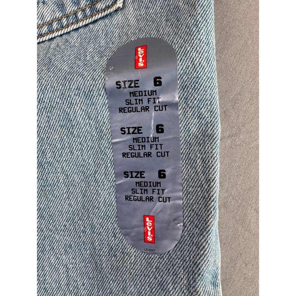 VTG 90s Levi's 512 Jeans womens 6 (27x30.5) Black BatWing Slim Straight USA New - Picture 9 of 15